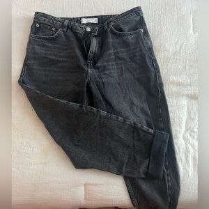 Topshop women’s mom cut Black Jeans